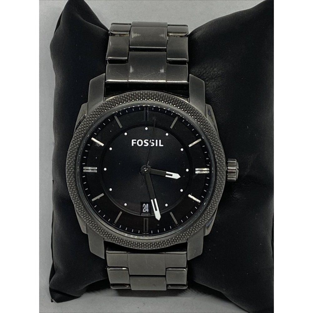 FossilโFS4774 Men's Stainless Steel Analog Black D